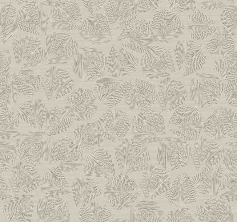 Elora Leaf Taupe Wallpaper (Set of 2)