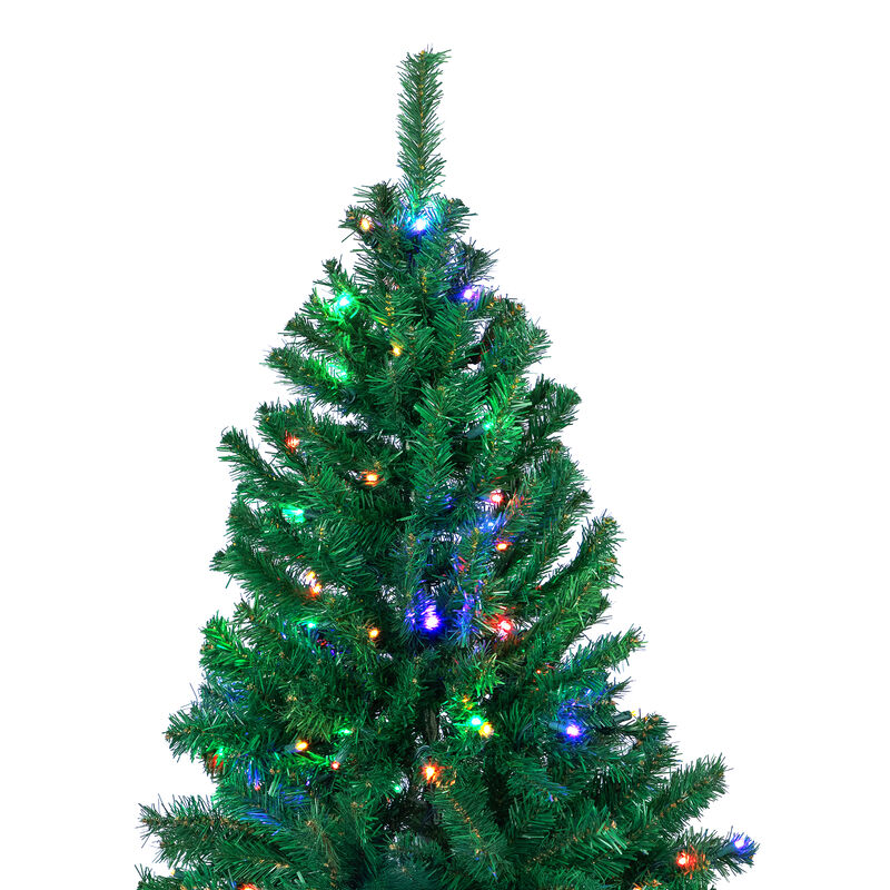 6' Pre-Lit Medium Mixed Classic Pine Artificial Christmas Tree  Multi Color LED Lights image number 3