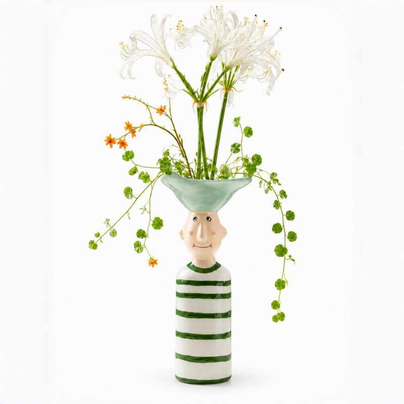 Couple Ceramic Flower Vase image number 0