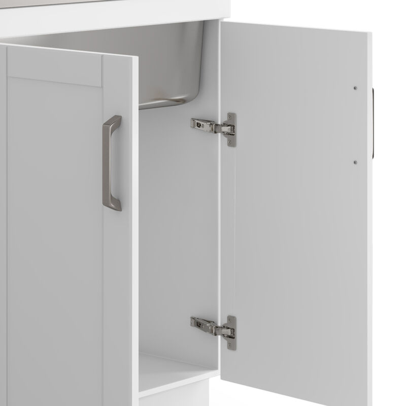 Kyle All-In-One 28-inch Laundry Utility Sink and Cabinet