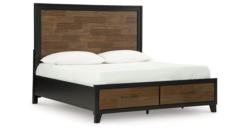 Kraeburn King Panel Storage Bed