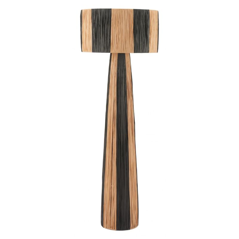 Gala Floor Lamp Black & Natural image number 2