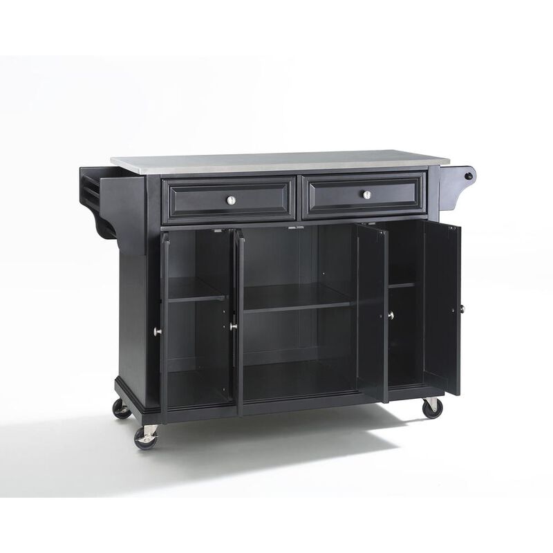 Full Size Stainless Steel Top Kitchen Cart