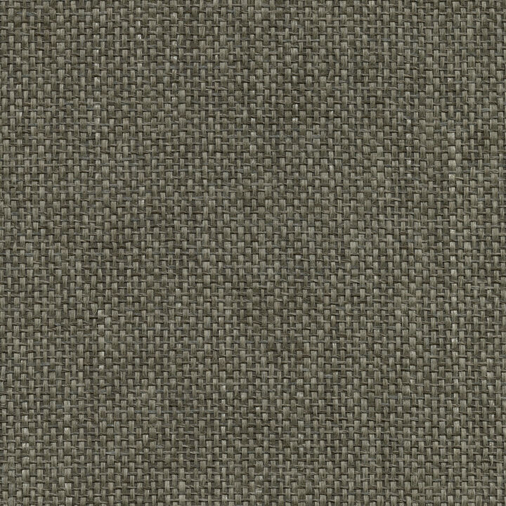 Gaoyou Taupe Paper Weave Wallpaper
