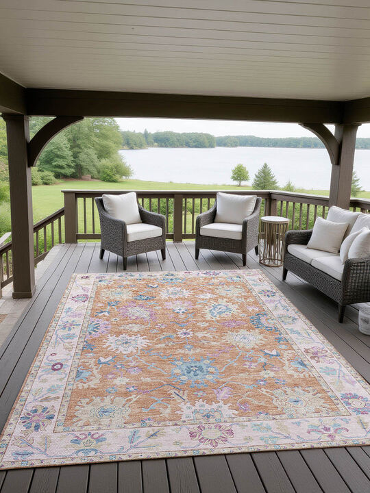 Hatay HY7 Orange 9' x 12' Rug