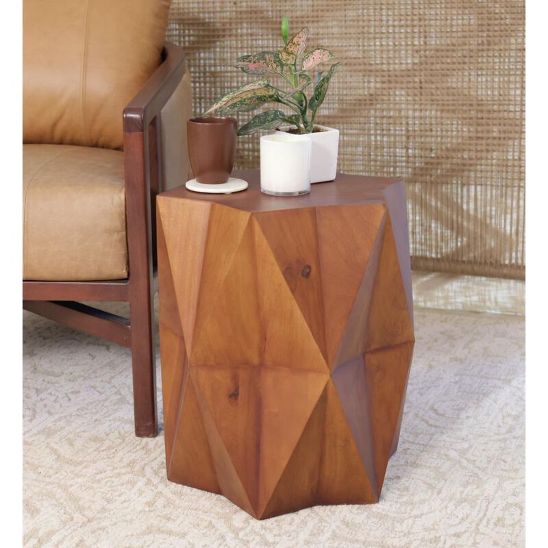 Solid Wood End Table for Living Room or Bedroom Accent Furniture