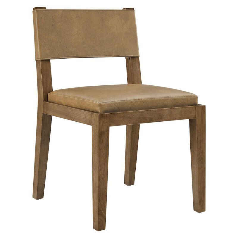 Calder Vegan Leather Dining Side Chair image number 0
