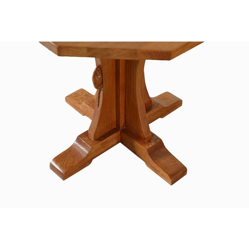 Crafters and Weavers Mission Solid Oak Mouse Detail End Table - Michael's Cherry