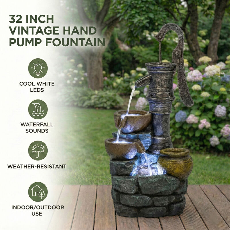 Large Outdoor Fountains for Patio Yards Outdoor Gardens image number 5