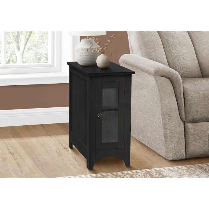 Transitional Accent Table in Black color