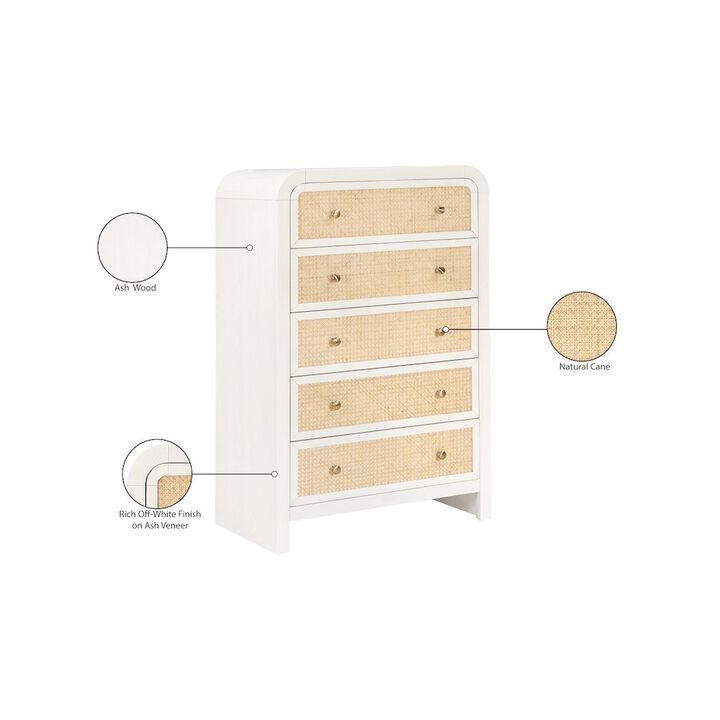 Meridian Furniture Siena White Chest