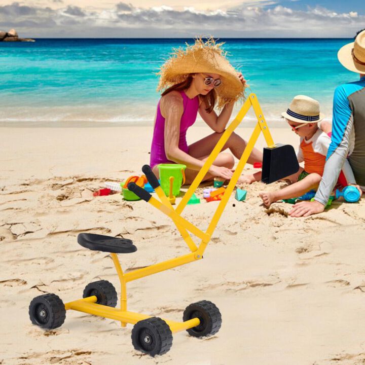 Hivvago Heavy Duty Steel Frame Kid Ride-on Sand Digger