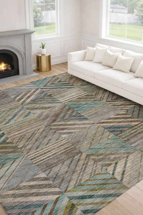 Nexus NX2 Teal 9' x 12' Rug