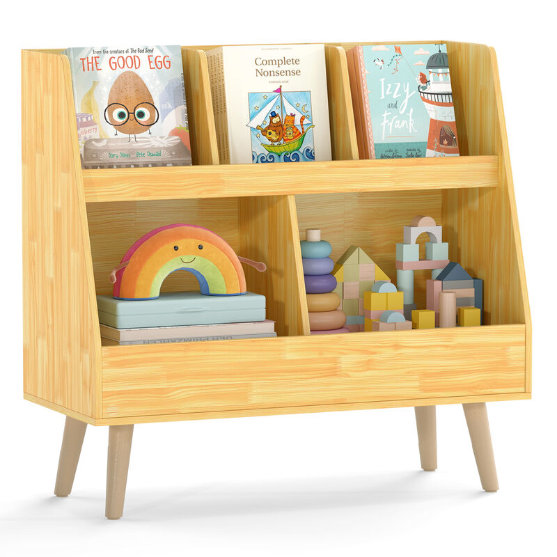 5-Cube Kids Bookshelf and Toy Organizer with Anti-Tipping Kits image number 3