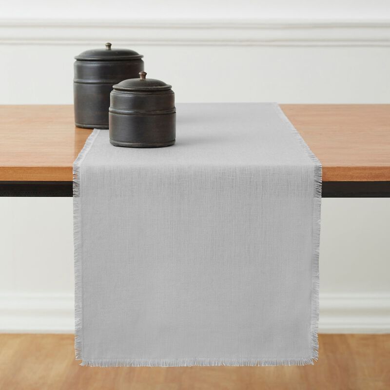 Christmas Linen Table Runner - Fringe, Solino Home