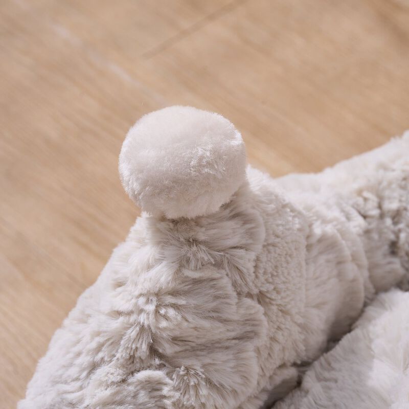 Petpals White Crown Cat Bed with Removable, Washable Bed