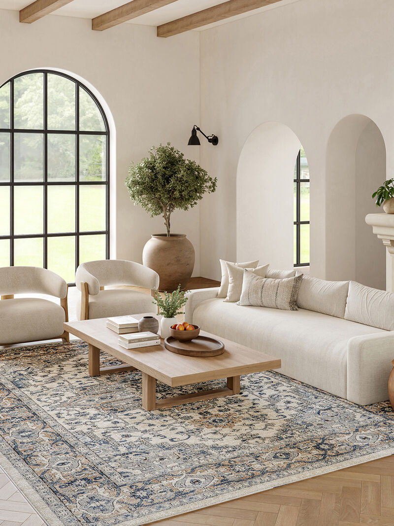 Quarry QUA05 Ivory/Gray 8'10" x 11'10" Rug image number 8