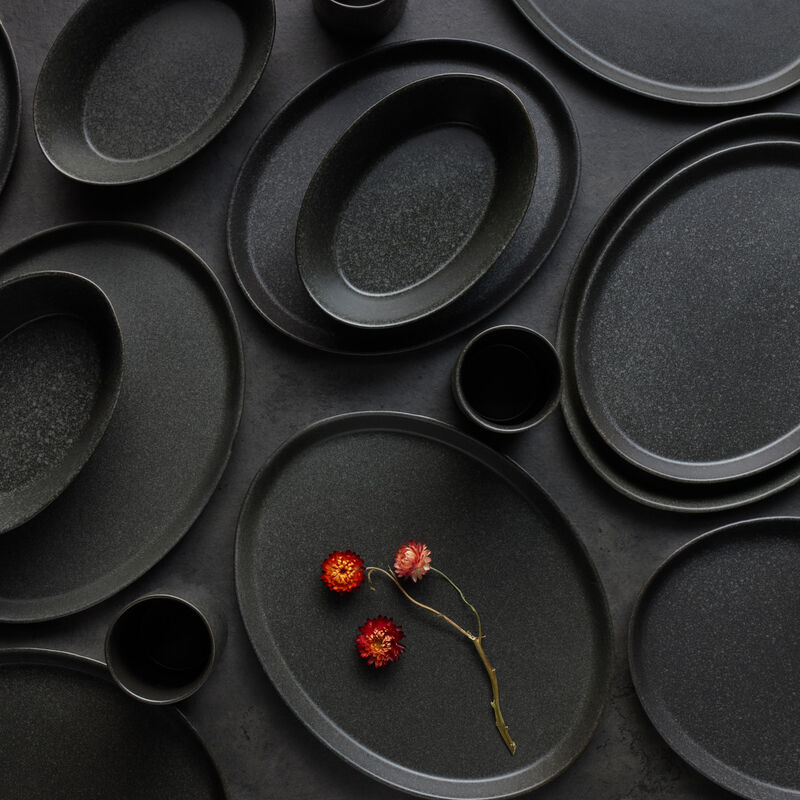 Stone by Mercer Project Katachi Stoneware 16 Piece Dinnerware Set