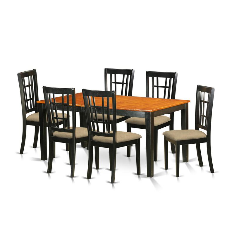 7 Pc Dining room set-Kitchen Tables Plus 6 Kitchen Chairs