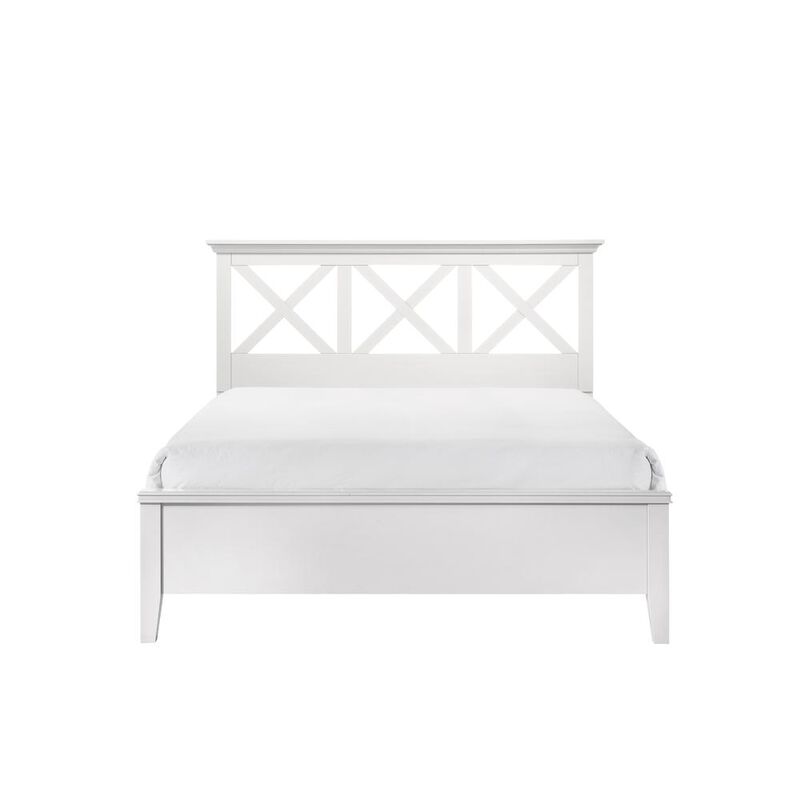 White Nova Ii King X Bed