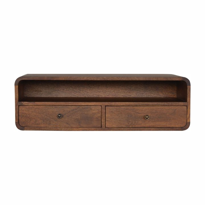 Artisan Furniture Wall Mounted 2 Drawer Console Table