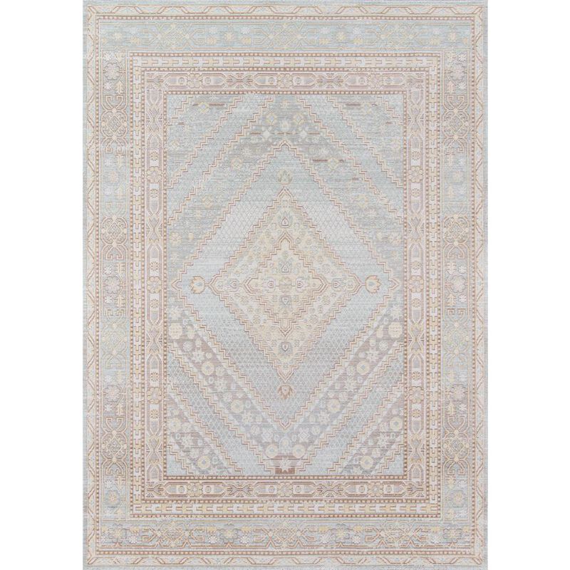 Momeni Traditional Runner Area Rug, Blue, 2'3 X 8' Runner