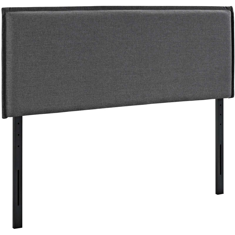 Modway - Camille Full Upholstered Fabric Headboard Gray image number 2
