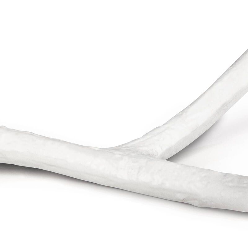 Antler Objet in Matte White