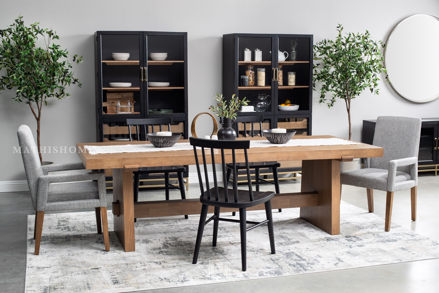 Lindon Trestle Dining Table | Mathis Home