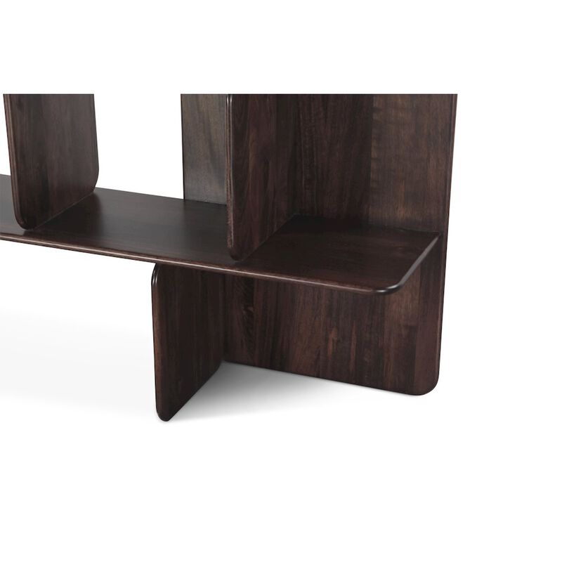World Interiors Hawker 48" Bookshelves in Dark Sienna image number 4