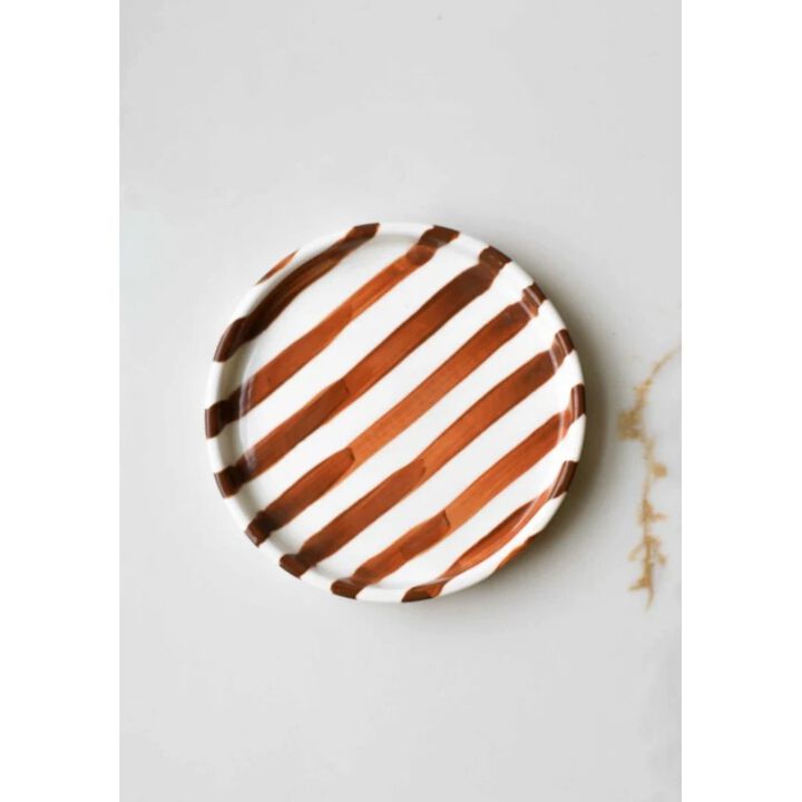 Simple Striped Ceramic Plate