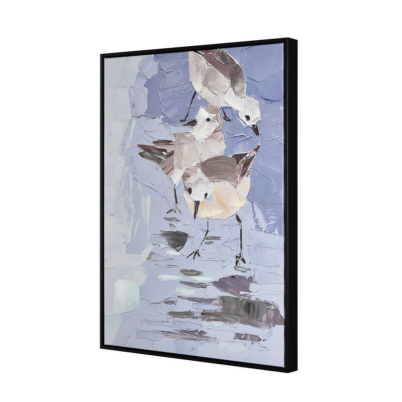 Seagull Abstract Framed Wall Art