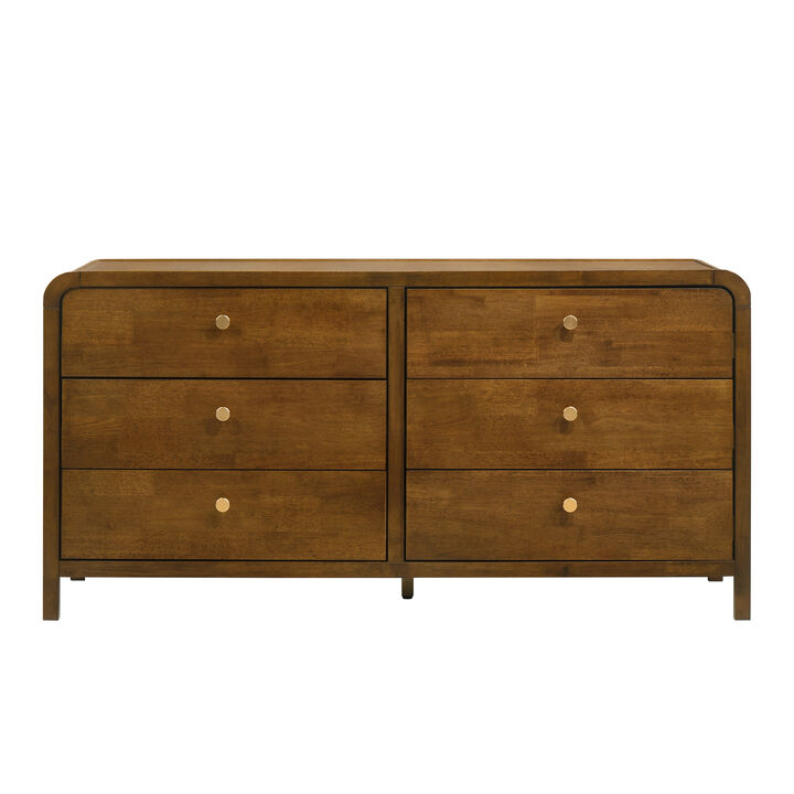 Rotbek 6-Drawer Wood Dresser