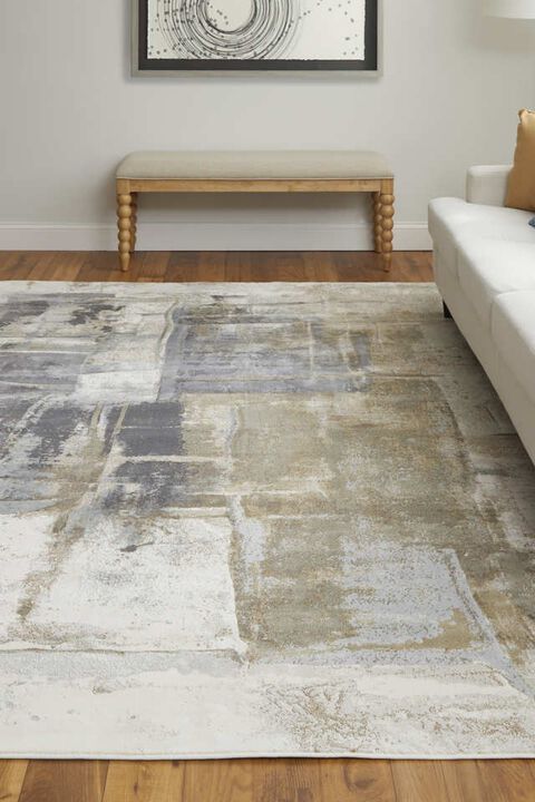 Clio 39LUF Gray/Multi 5' x 7'6" Rug