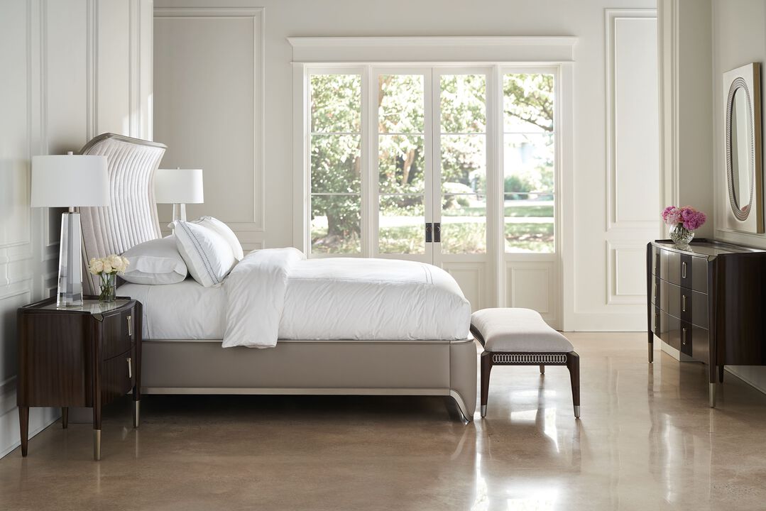 The Oxford Upholstered King Bed