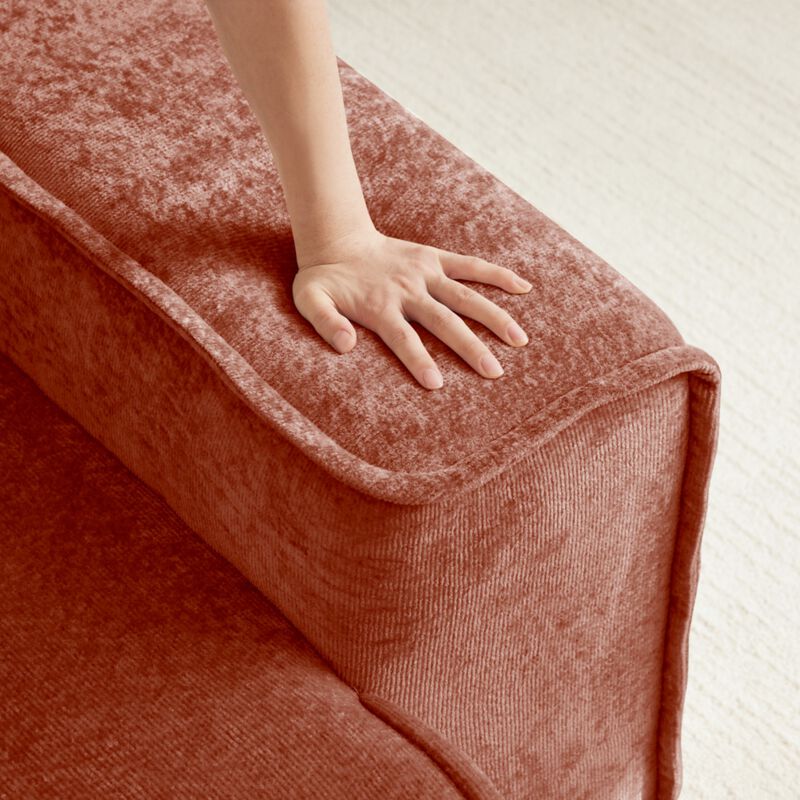 Glaquu Velvet Loveseat image number 6