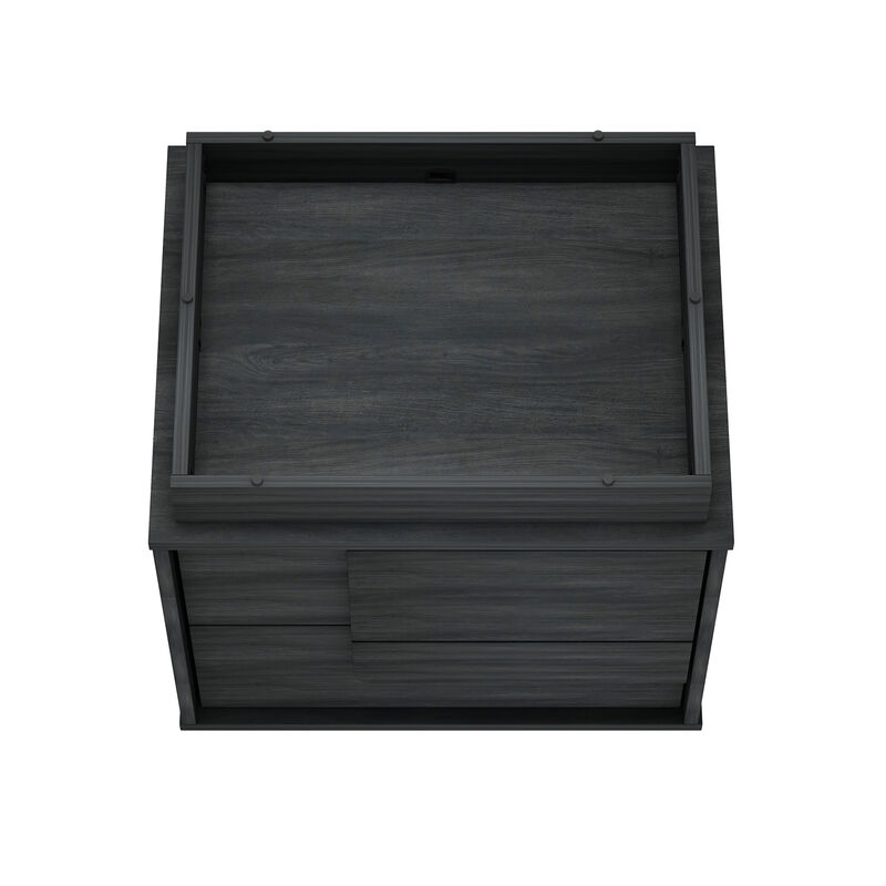 Horizon Dark Gray Nightstand