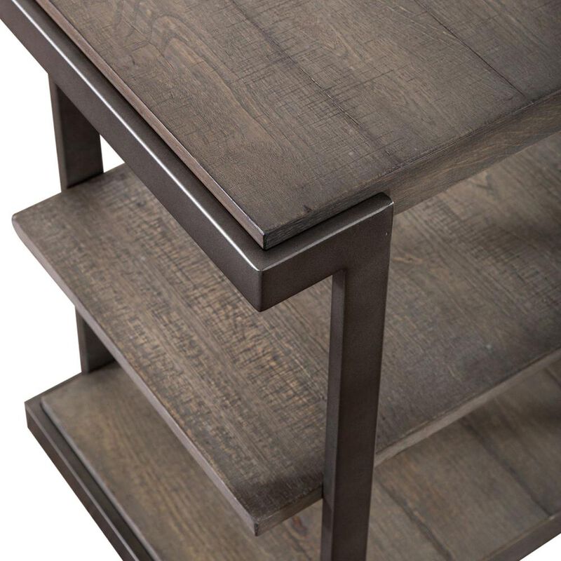 Liberty Furniture Modern View Tiered End Table in Gauntlet Gray image number 5