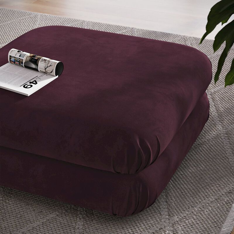Jubilee Modular Performance Velvet Ottoman image number 8