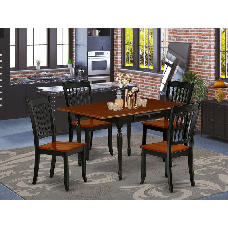 Dining Room Set Black & Cherry