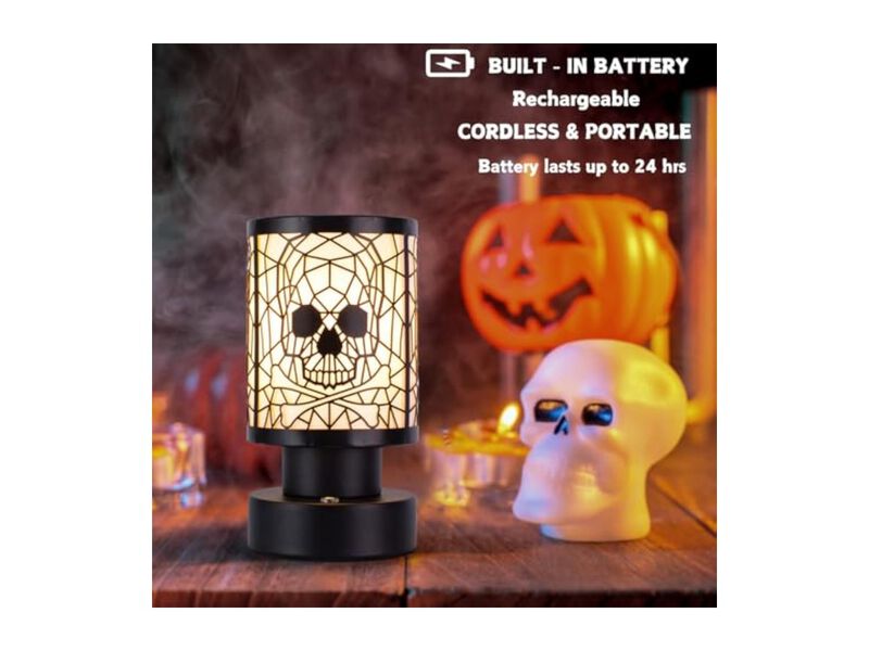 Rechargeable Cordless Dimmable Metal Desk Lamp For Living Room Bedroom Desk image number 3