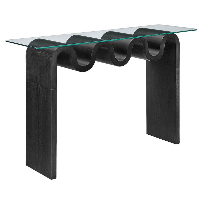 Ondine Glass Top 50" Console Table image number 0