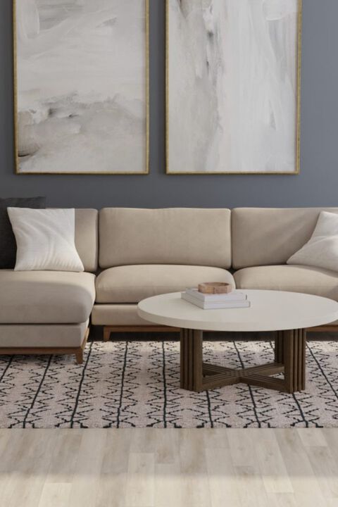 Enzo 8732F Charcoal/Gray 2'6" x 8' Runner Rug