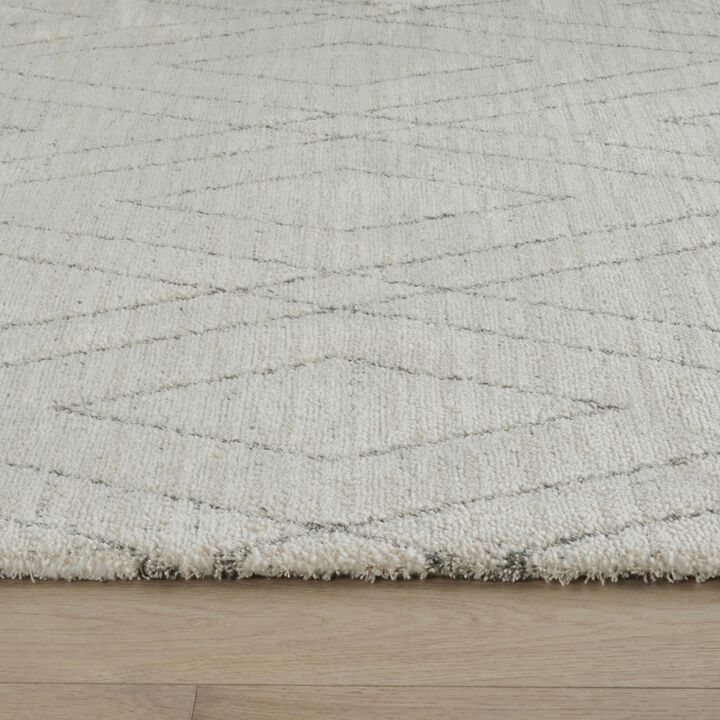 HomeRoots Abstract Non Skid Area Rug