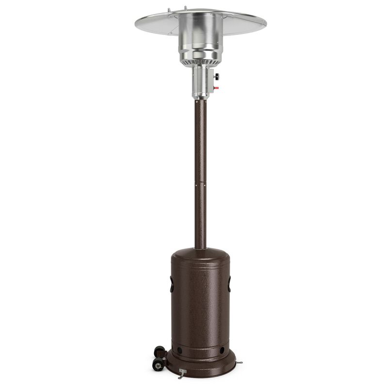 50000 BTU Stainless Steel Propane Patio Heater with Trip over Protection
