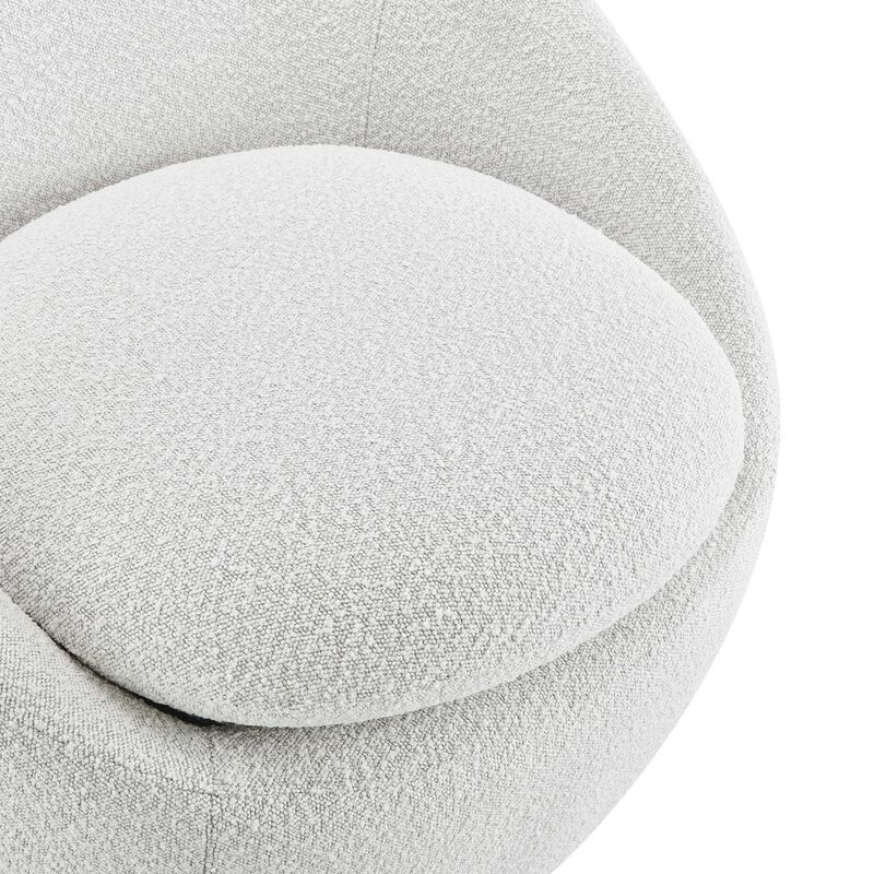 New Pacific Direct Adelmo Fabric Swivel Accent Chair