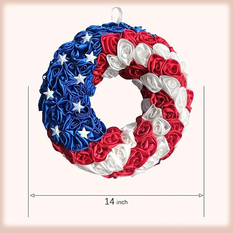 Roses Artificial Silk Roses Metal Stars Indoor Outdoor image number 2