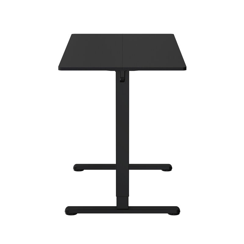 HomeRoots Adjustable Black Wood and Steel Standing Desk image number 2
