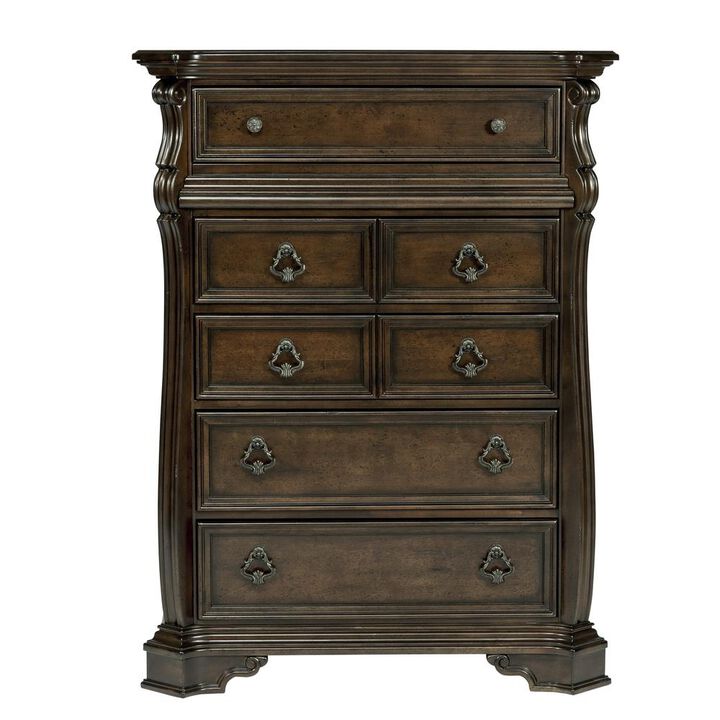 Liberty Furniture Arbor Place 6 Drawer Chest in Brownstone