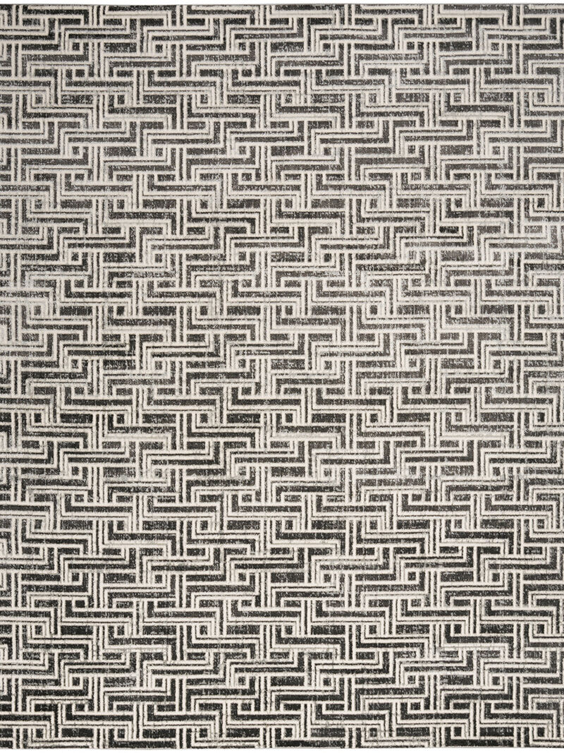 Serenity Home SRH04 Gray/Ivory 5'3" x 7'3" Rug image number 0